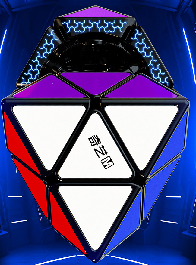 QiYi Tiled Skewb Diamond M Magnetic Cube